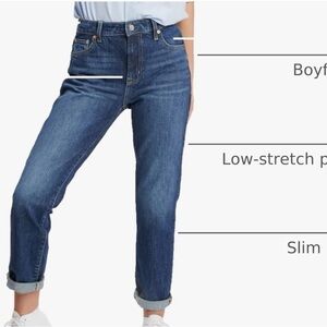 GAP Boyfriend Jeans in Classic Blue